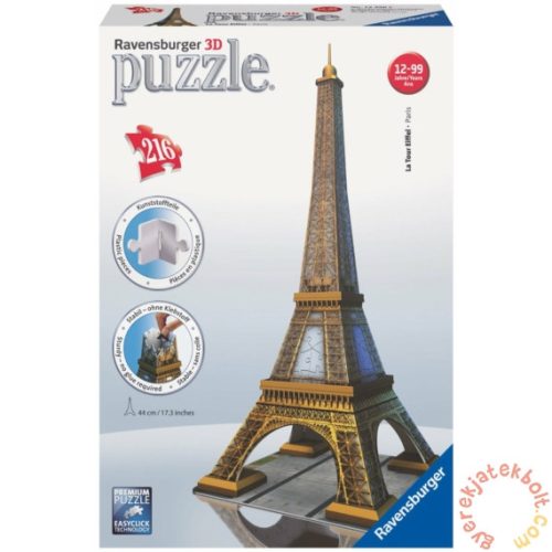 Eiffel-torony 216 darabos 3D puzzle