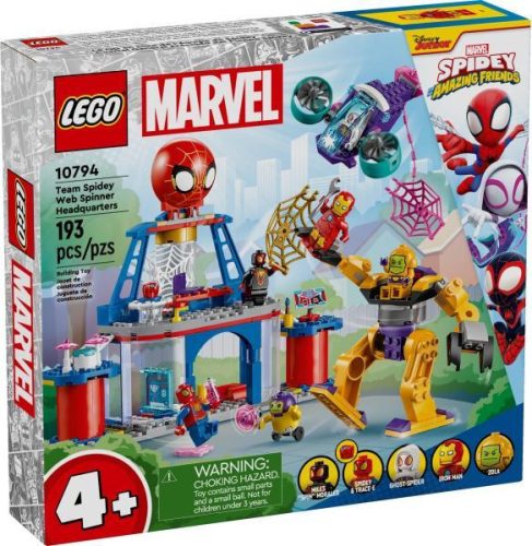 LEGO Super Heroes 10794 - A pókcsapat hálóvető főhadiszállása