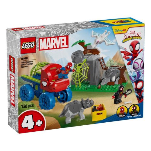 LEGO Super Heroes 11199 - Pókcsapat: mentőakció a dinómarkolóval