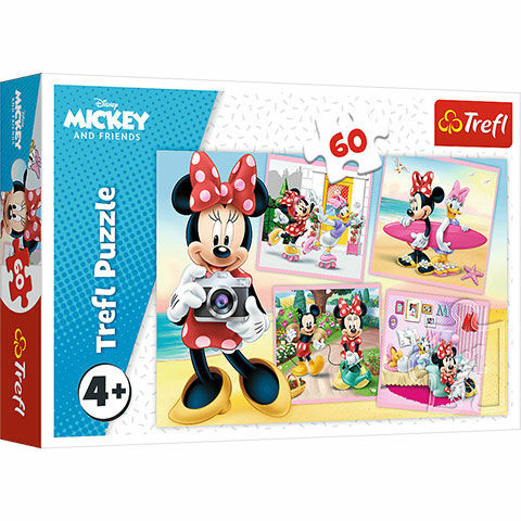 Minnie egér: Bájos Minnie puzzle 60 db-os – Trefl