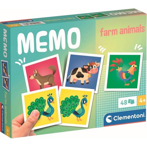 Farm állatos 48 db - os memóriajátk Clementoni 