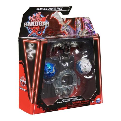 Bakugan: Különleges Támadás harci csomag - Nillious, Titanium Dragonoid, Titanium Trox