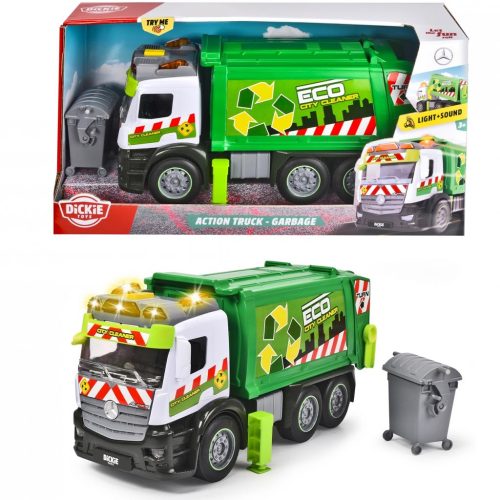 Action Truck Szemetesautó hanggal és fénnyel - Dickie Toys