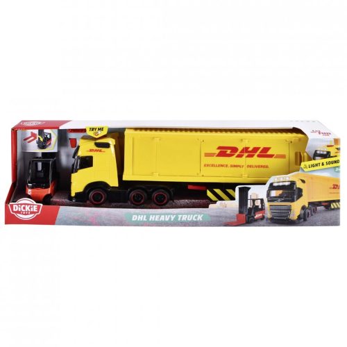 DHL Kamion fénnyel és hanggal - Dickie Toys