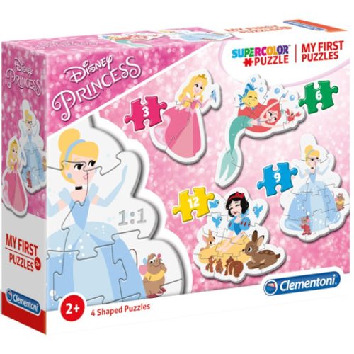 Disney Hercegnők 4 az 1 ben formapuzzle CLementoni 