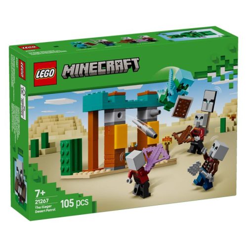 LEGO Minecraft 21267 - Illagerek őrjárata a sivatagban