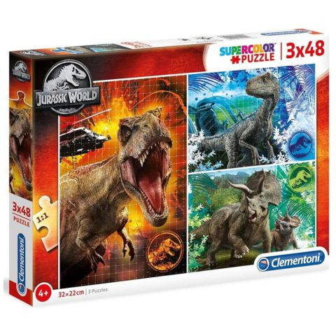 Clementoni Jurassic World 3x48 db-os