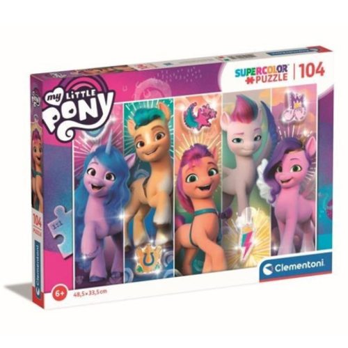 My Little Pony kollázs 104 db-os puzzle - Clementoni 