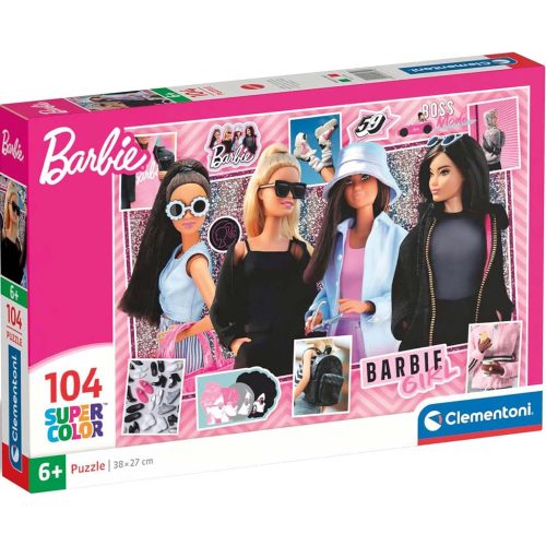 Divatos Barbie babák 104 db-os Supercolor puzzle Clementoni