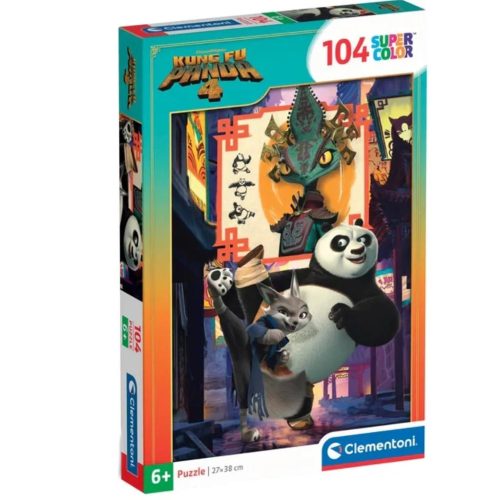 Kung Fu Panda 104 db-os Supercolor puzzle Clementoni 