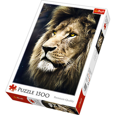 Oroszlán portré 1500 db-os prémium puzzle – Trefl