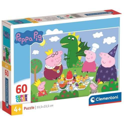 Peppa Malac 60 db-os Supercolor puzzle Clementoni 