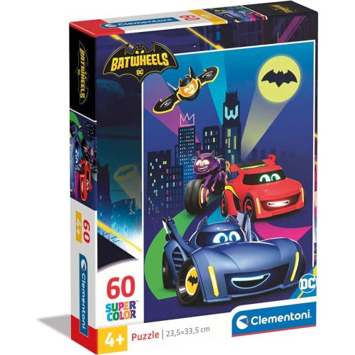 Batwheels 60 db-os Supercolor puzzle- Clementoni 