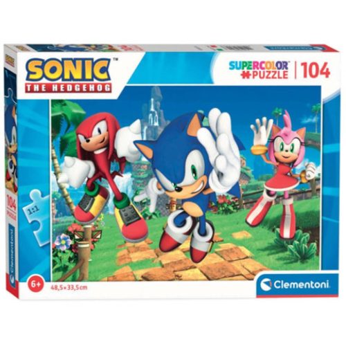 Sonic 104 db-os Supercolor puzzle Clementoni 