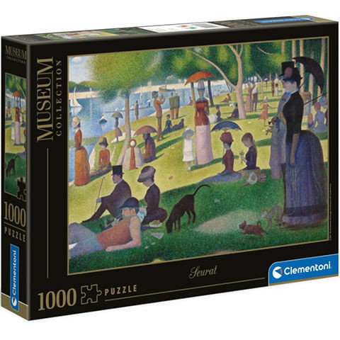 Seurat - Vasárnap délután a Grande Jatte szigetén Múzeum puzzle 1000db-os - Clementoni