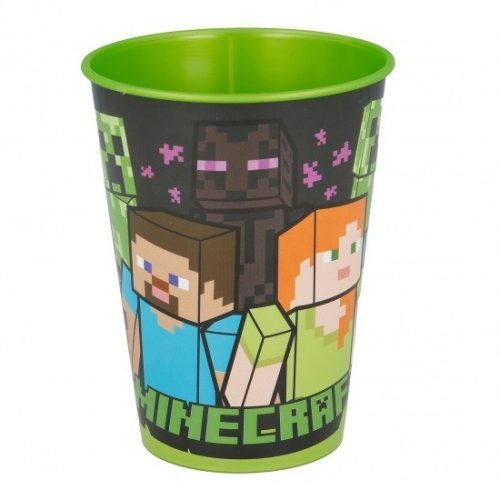 Minecraft műanyag pohár 260 ml-es