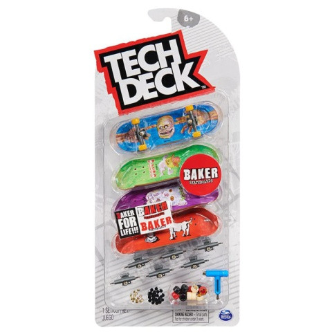 Tech Deck  : Baker fingerboard gördeszka szett - Spin Master