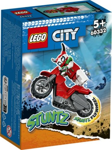 LEGO City Stuntz 60332 - Vakmerő skorpió kaszkadőr motorkerékpár