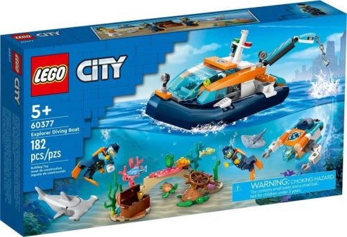 LEGO City 60377 - Felfedező búvárhajó