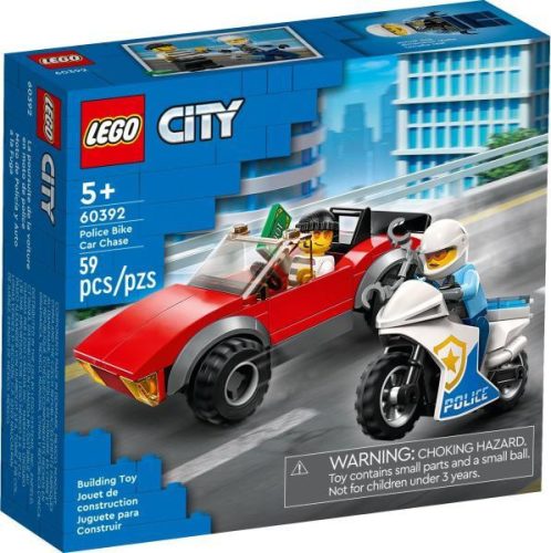 LEGO City 60392 - Rendőrségi motoros autós üldözés