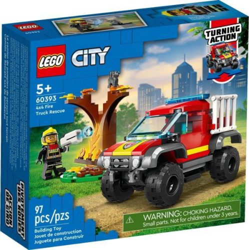 LEGO City 60393 - 4x4 Tűzoltóautós mentés