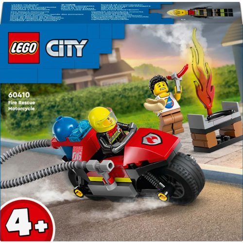 LEGO City 60410 - Tűzoltó motorkerékpár