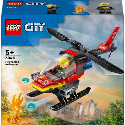 LEGO City 60411 - Tűzoltó mentőhelikopter