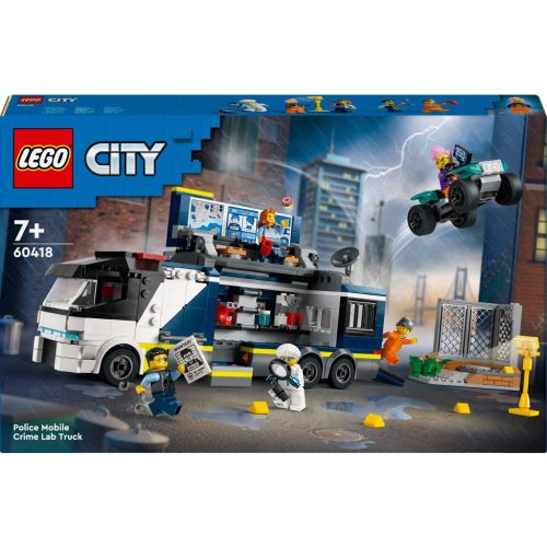 LEGO City 60418 - Rendőrségi mozgó bűnügyi labor