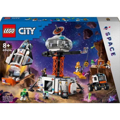 LEGO City 60434 - Űrállomás és rakétakilövő