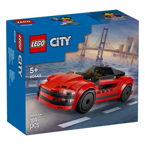 LEGO City 60448 - Piros sportautó