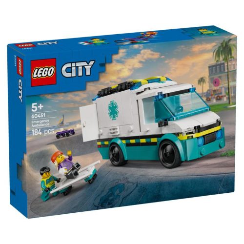 LEGO City 60451 - Sürgősségi mentőautó