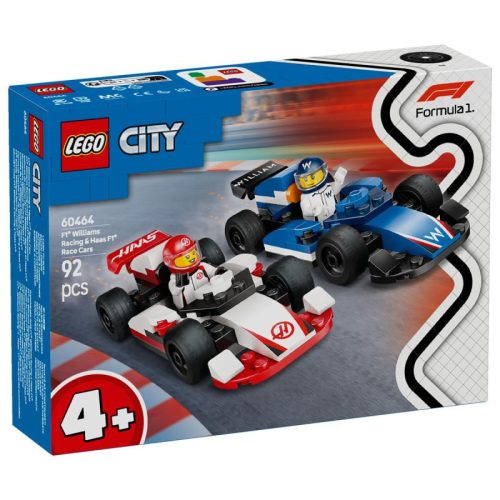 LEGO City 60464 - F1-es Williams Racing és Haas F1® versenyautók