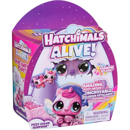 Hatchimals: Alive! Gyűjthető, színváltoztató meglepetés figurák tojásban