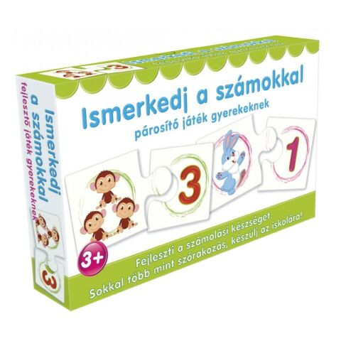 Ismerkedj a számokkal - párosító játék