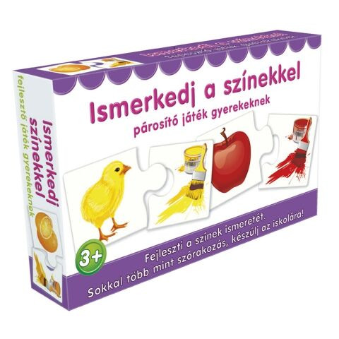 Ismerkedj a színekkel párosító játék