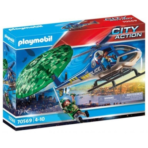 Playmobil 70569 - Rendőrségi helikopter ejtőernyőssel