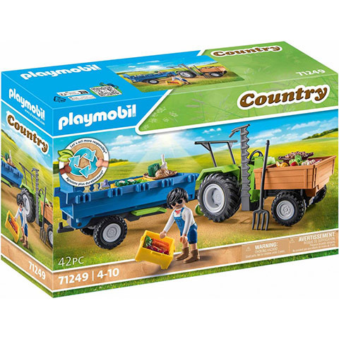 Playmobil 71249 Traktor utánfutóval