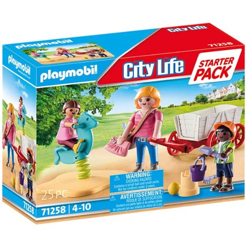 Playmobil 71258 Kiskocsival a játszótéren