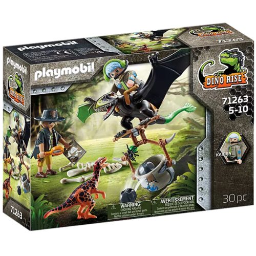 Playmobil 71263 Dínó csata: Dimorphodon harci dino kőejtővel