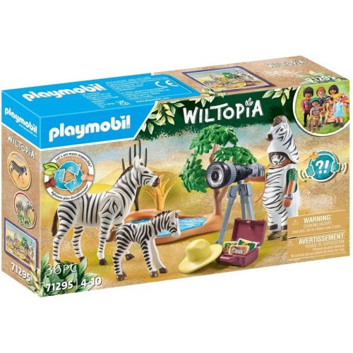 Playmobil 71295 - Wiltopia - Állatfotózás zebrákkal