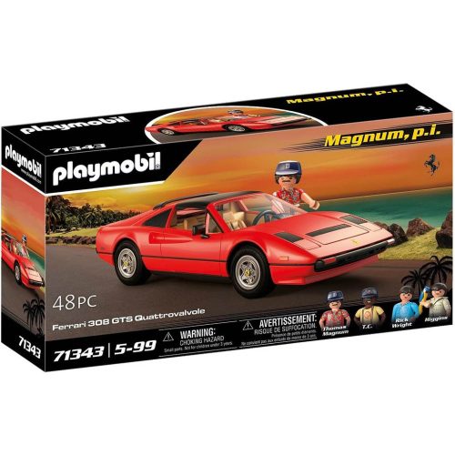 Playmobil 71343 - Magnum, Ferrari 308 GTS Quattrovalvole autó