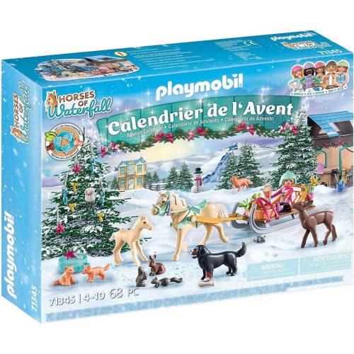 Playmobil 71345 - Lovas adventi naptár: Karácsonyi szánkózás