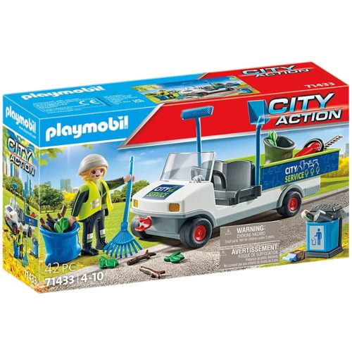 Playmobil Várostakarítás elektromos járművel