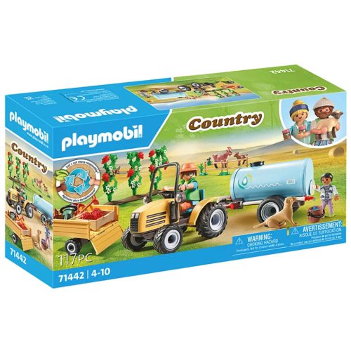 Playmobil 71442 - Traktor utánfutóval és víztartállyal