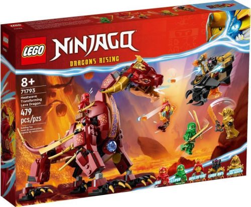 LEGO Ninjago 71793 - Hőhullám átalakítható lávasárkány 