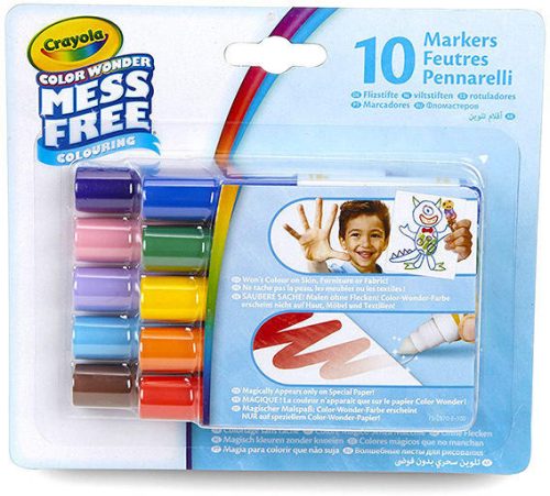 Crayola Color Wonder: Maszatmentes filctoll utántöltő - 10 db-os