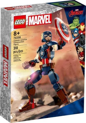 LEGO Marvel 76258 - Amerika Kapitány építőfigura 