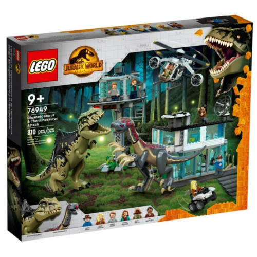 LEGO Jurassic World 76949 - Giganotosaurus és Therizinosaurus támadás