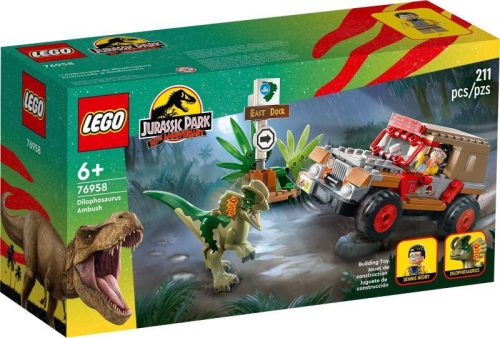 LEGO Jurassic World 76958 - Dilophosaurus támadás