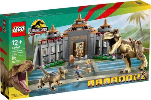 LEGO Jurassic World 76961 - Látogatóközpont T-Rex és raptortámadás